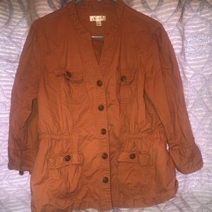 Rustic orange jacket